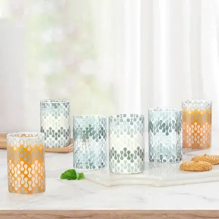 Borosil Artisan Vista 295Ml Glass Tumbler Set – 6-Piece Collection (Bvvvistam295) 1