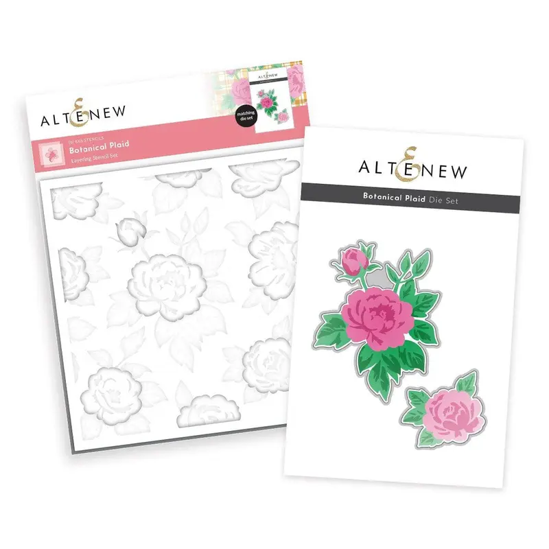Botanical Plaid Patterned Paper Collection 1