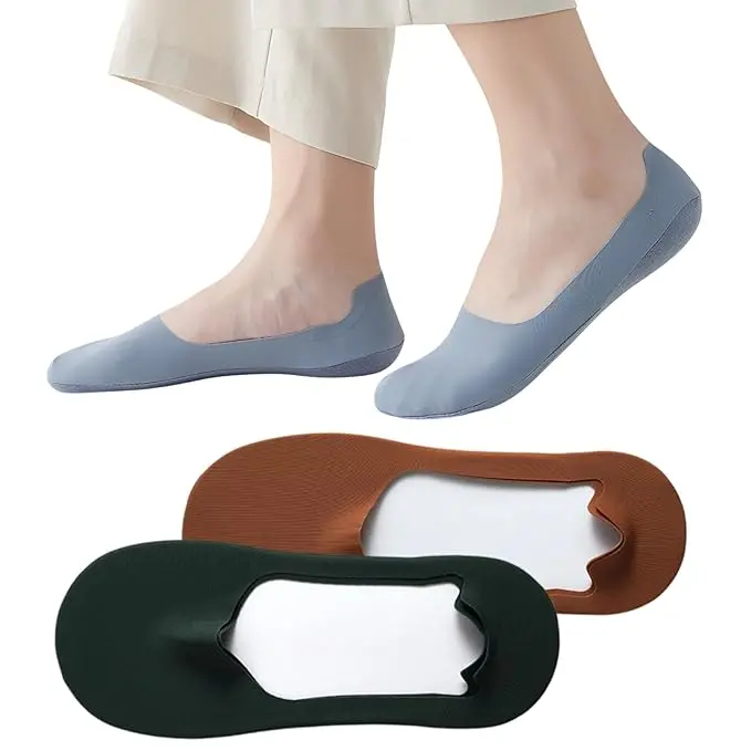 Breathable Cotton Low-Cut Loafer Socks For Everyday Wear 1