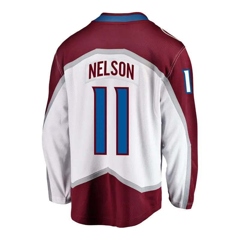 Brock Nelson #11 Colorado Avalanche Breakaway Road Jersey 1