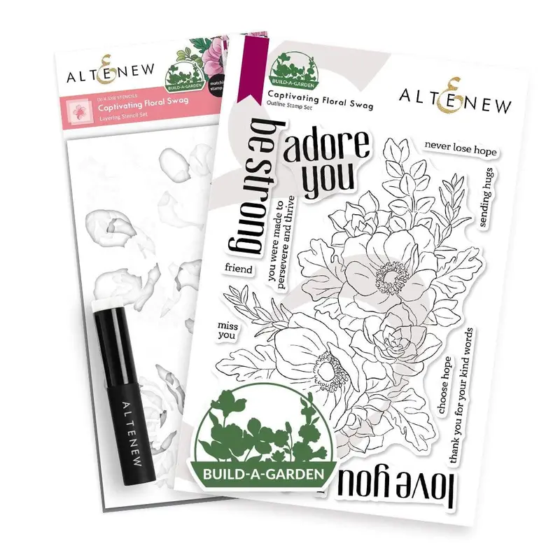 Build-A-Garden Floral Swag Base Die Set 1