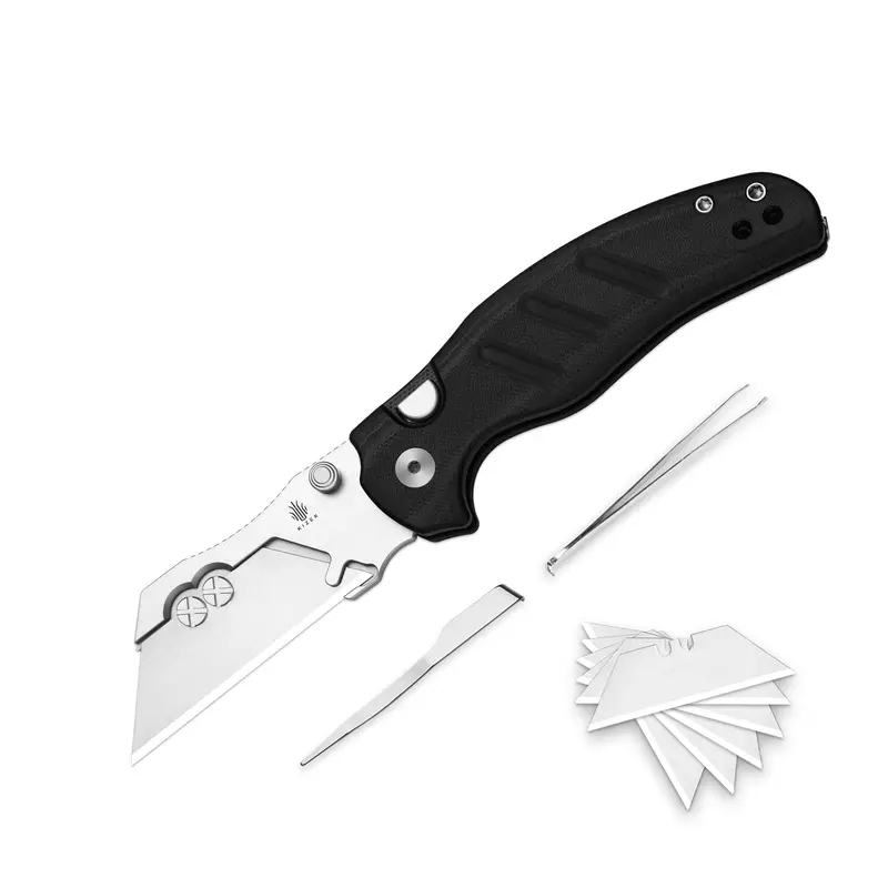 C01C Uti 1 Everyday Carry Knife With Black G10 Scales 1