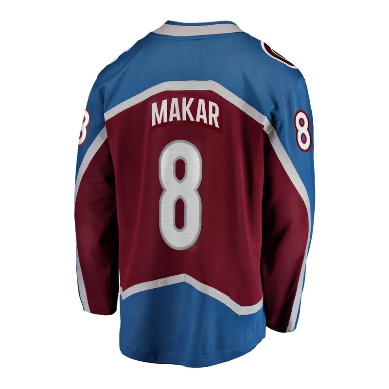 Cale Makar #8 Colorado Avalanche Breakaway Home Jersey – Alternate Edition 1
