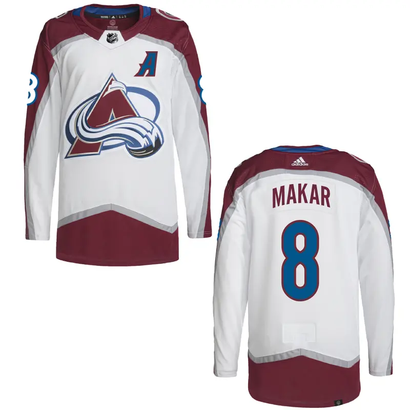 Cale Makar #8 Colorado Avalanche Primegreen Road Jersey 1