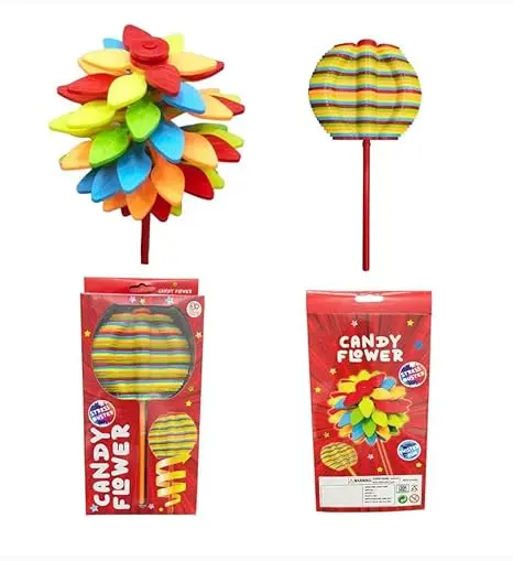 Candy Flower Spinner Toy – Twisting, Rotating Fidget Fun For Children 1