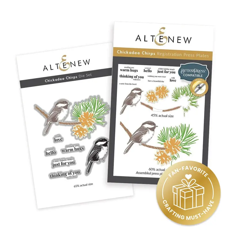 Chickadee Chirps Nature-Inspired Stamp Set 1