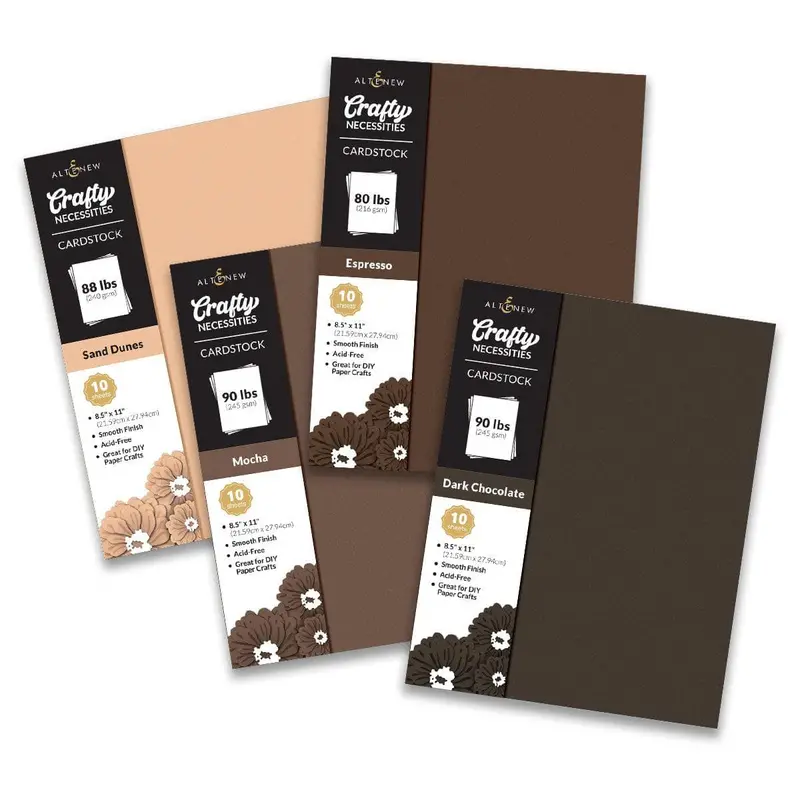 Coffee Break Themed Cardstock Bundle – Crafty Necessities 1