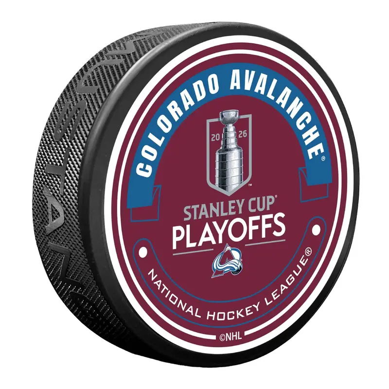 Colorado Avalanche 2026 Stanley Cup Playoffs Rinkside Commemorative Puck 1