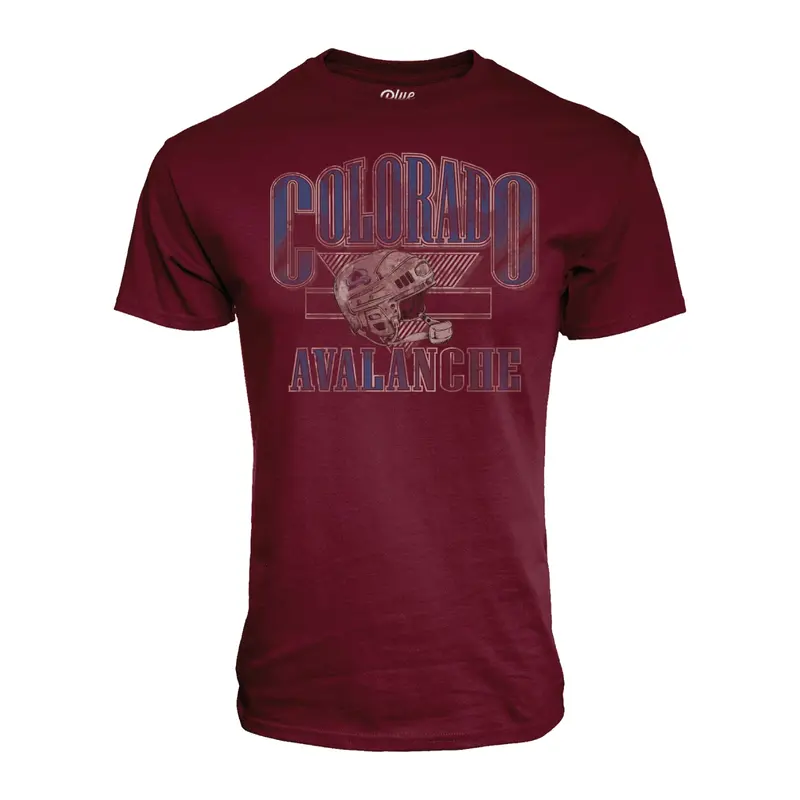 Colorado Avalanche Distressed Bucket Graphic T-Shirt 1