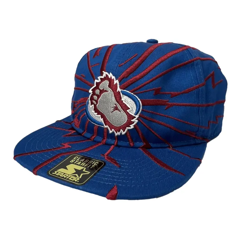 Colorado Avalanche Foot Logo Collision Snapback Cap 1