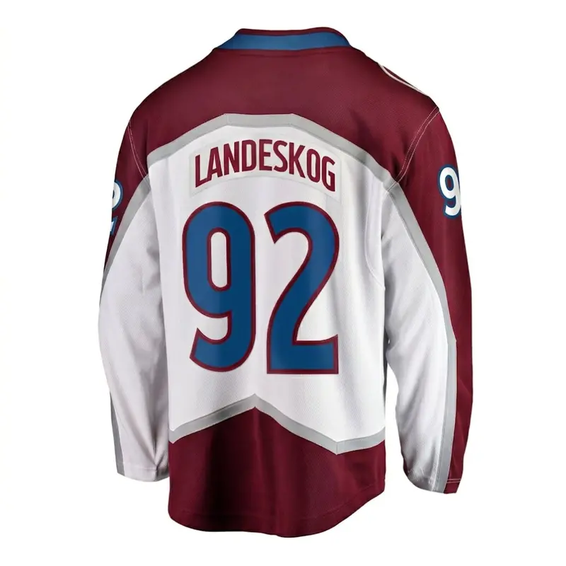 Colorado Avalanche Gabriel Landeskog #92 Breakaway Road Jersey 1