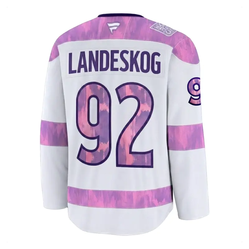 Colorado Avalanche Hfc Practice Jersey – Gabriel Landeskog #92 1