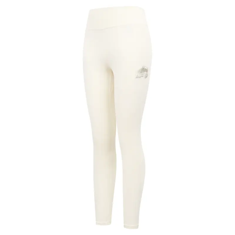 Colorado Avalanche Women'S Jersey-Style Leggings – Eggshell 1