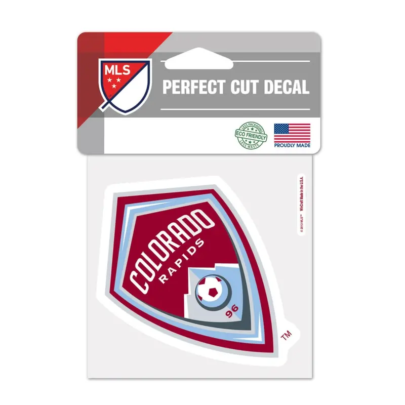 Colorado Rapids 4" X 4" Vinyl Wall Decal 1