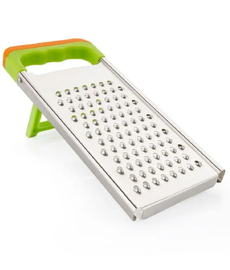 Compact Stainless Steel Cheese Grater With Ergonomic Handle – Kitchen Tool 1