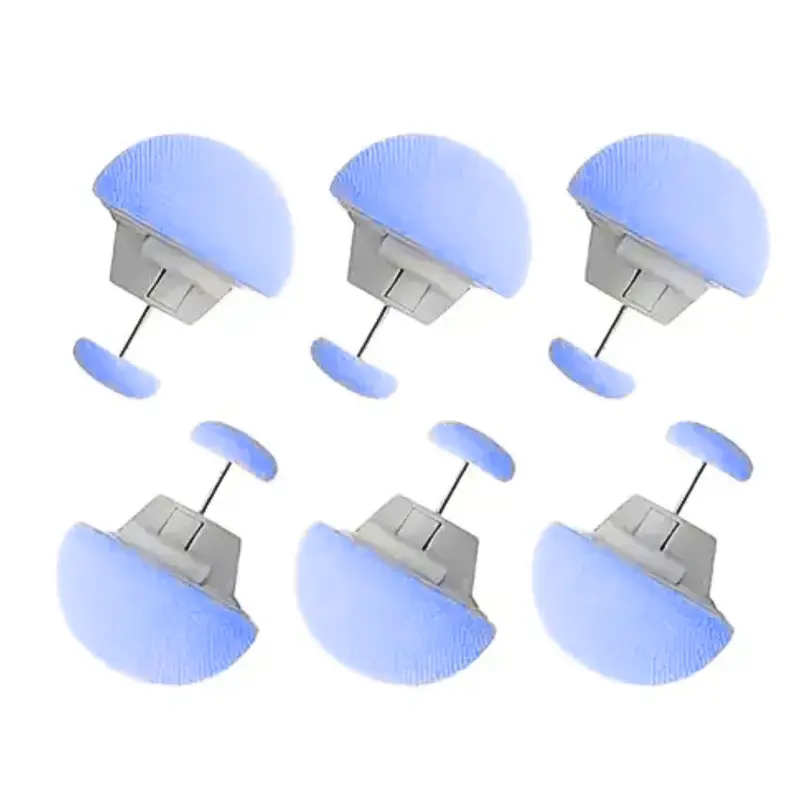 Cotton Bedsheet Clips – 6-Piece Spring-Clamp Set For Curtains, Blankets & Linens 1
