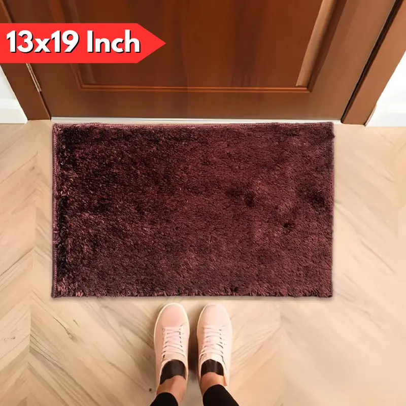 Cotton-Mixed Microfiber Bath & Doormat – 13X19 Inch Soft, Durable Floor Mat With Enhanced Traction (Rg Series) 1