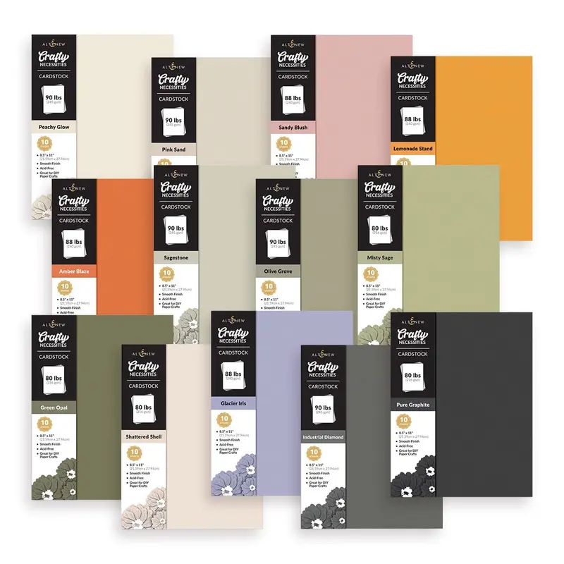 Crafty Necessities: Natural Tones Cardstock Variety Pack 1