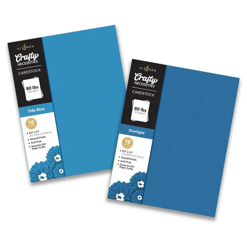 Deep Blue Seas Cardstock Bundle – Oceanic Tone Craft Paper Pack 1
