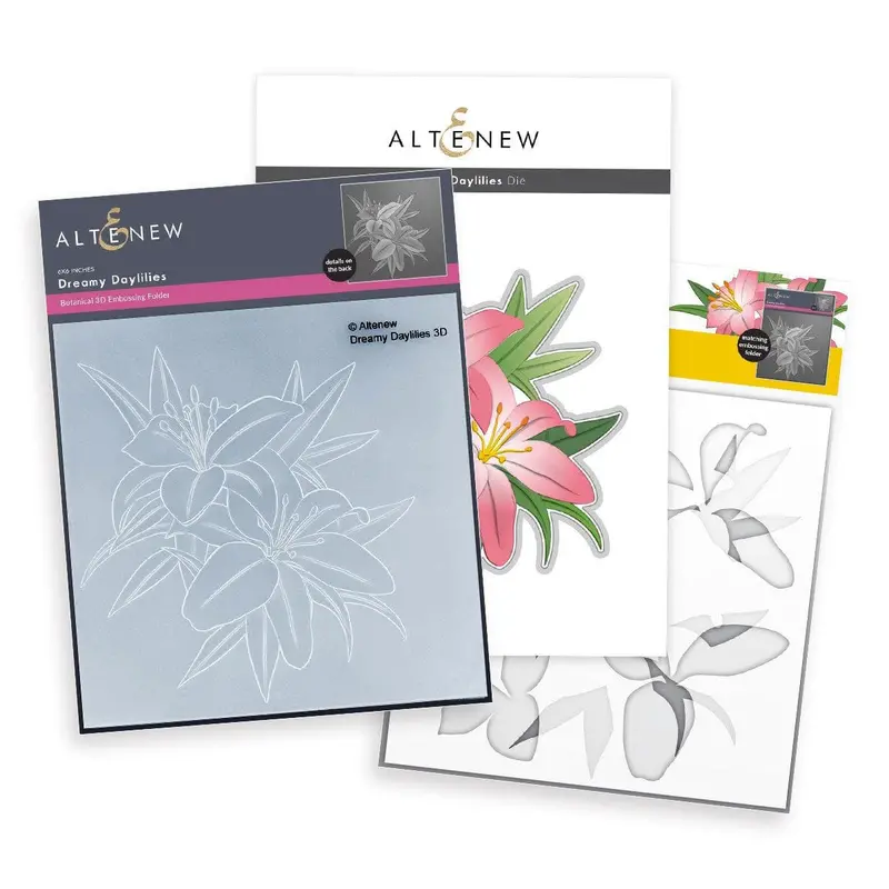 Dreamy Daylily Stamp Or Die Design 1