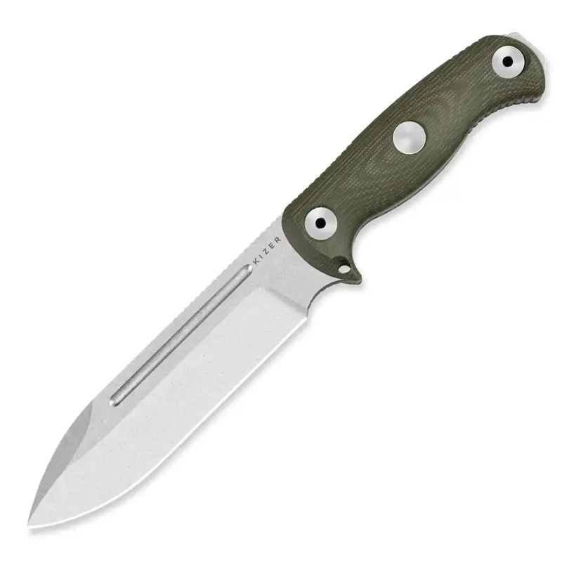 Drop Bear Fixed Blade 7" – Aeb-L Steel With Textured Micarta Scales 1