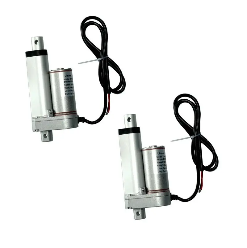 Dual 2-Inch Heavy-Duty Linear Actuators With Tilt & Mounting Kits – 12V, 225 Lb Max 1