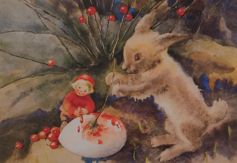 Easter At The Doorway Wall Art By Weber 1