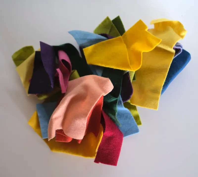 Eco-Friendly Wool Felt Scraps Bundle 1