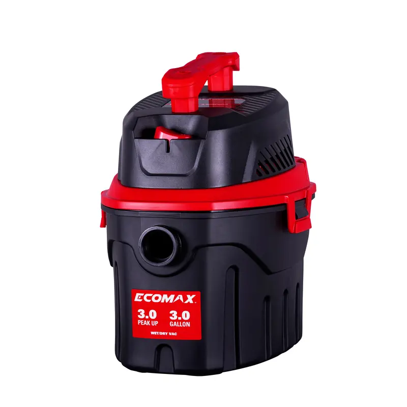 Ecomax 3-Gallon Poly Wet/Dry Vacuum – 3 Hp Compact & Lightweight Design 1