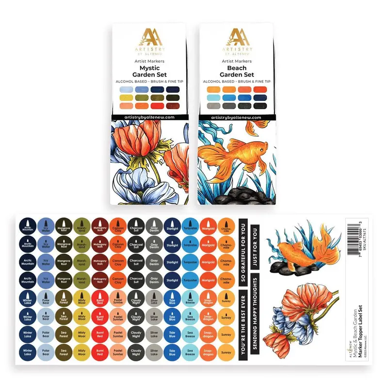 Enchanted Coast Alcohol Marker Set 1