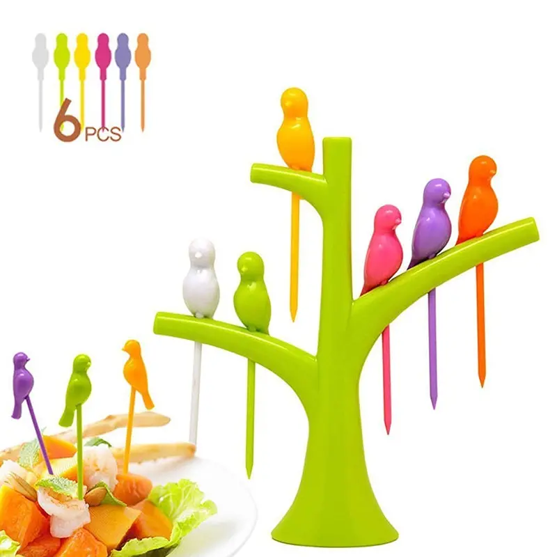 Ergonomic Bird-Shaped Fruit Fork For Kids And Adults 1