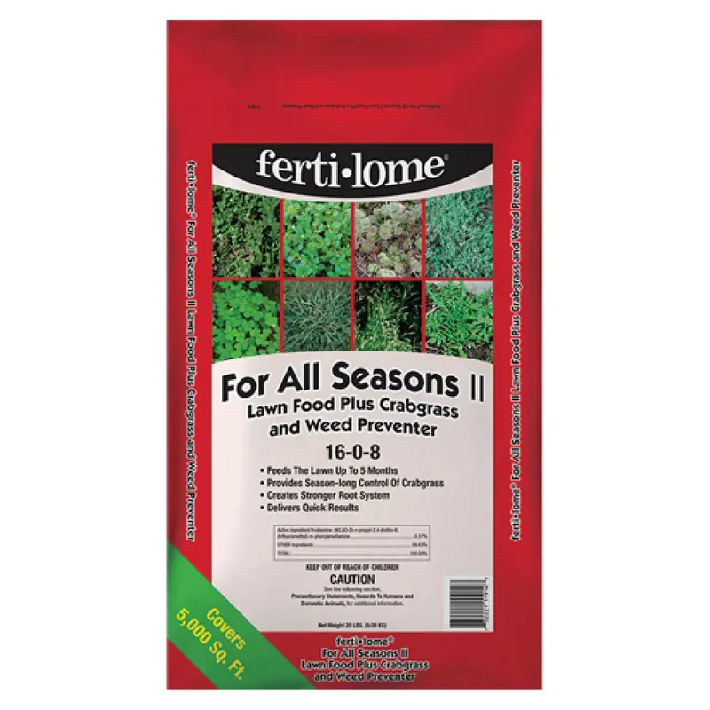 Ferti-Lome For All Seasons Ii Lawn Food + Barricade Weed Preventer – 20 Lb Bag (Covers 5,000 Sq Ft) 1