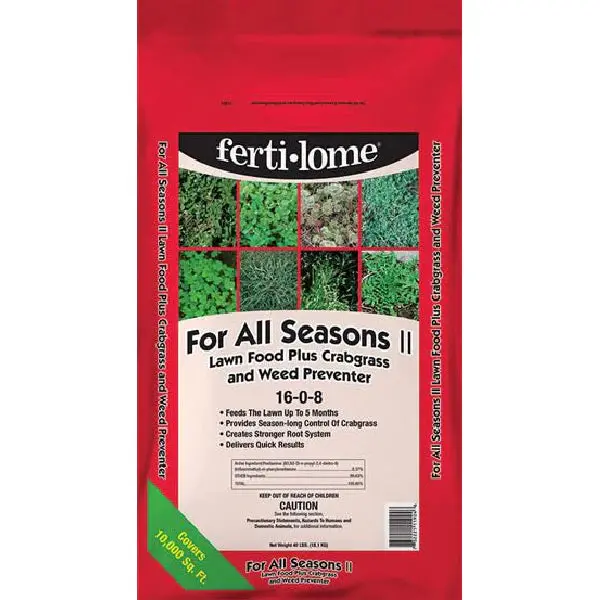 Ferti-Lome For All Seasons Ii Lawn Food + Barricade Weed Preventer – 40 Lb Bag (Covers 10,000 Sq Ft) 1