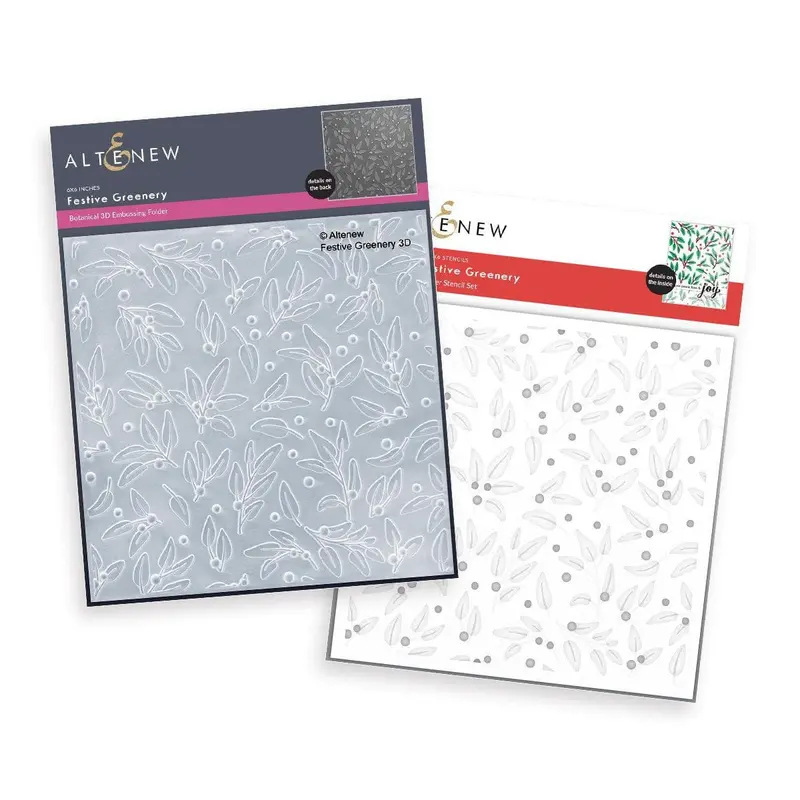 Festive Greenery Botanical Die Set 1