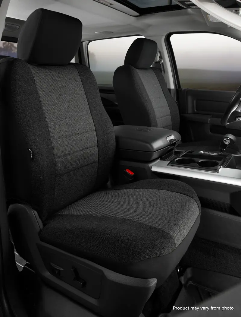 Fia Oe37-74 Charcoal Tweed Front Seat Covers – Oe30 Series, Custom Fit 1