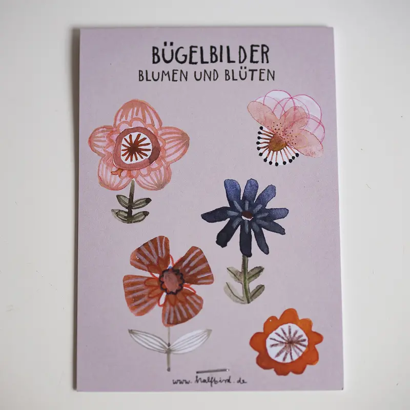 Floral Iron-On Transfer Kit 1