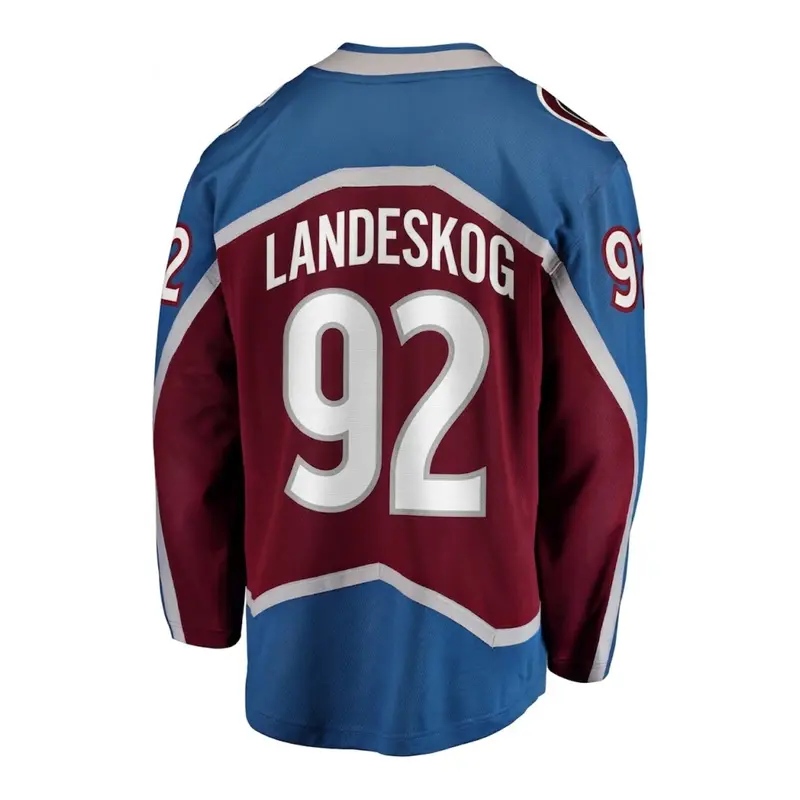 Gabriel Landeskog #92 (C) Colorado Avalanche Breakaway Home Jersey 1