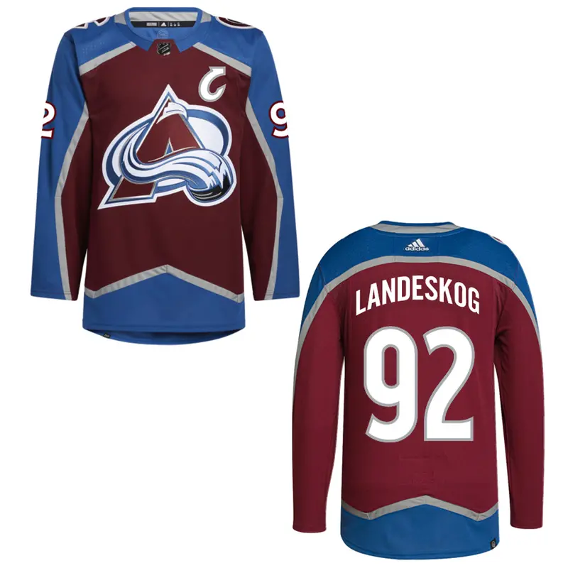 Gabriel Landeskog #92 Colorado Avalanche Primegreen Home Jersey 1