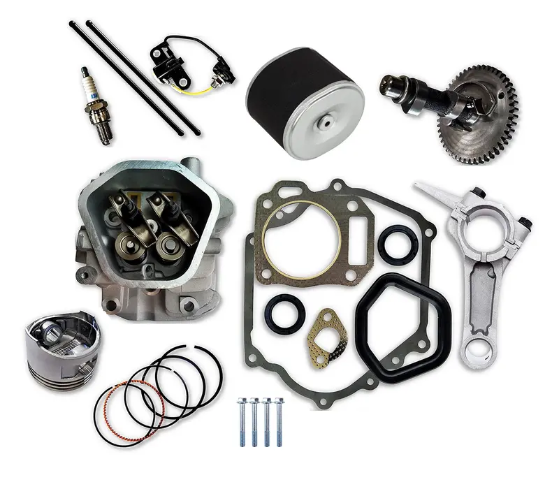 Gx340 11Hp Cylinder Head Kit: Connecting Rod, Rocker Arms, Camshaft & Gaskets 1