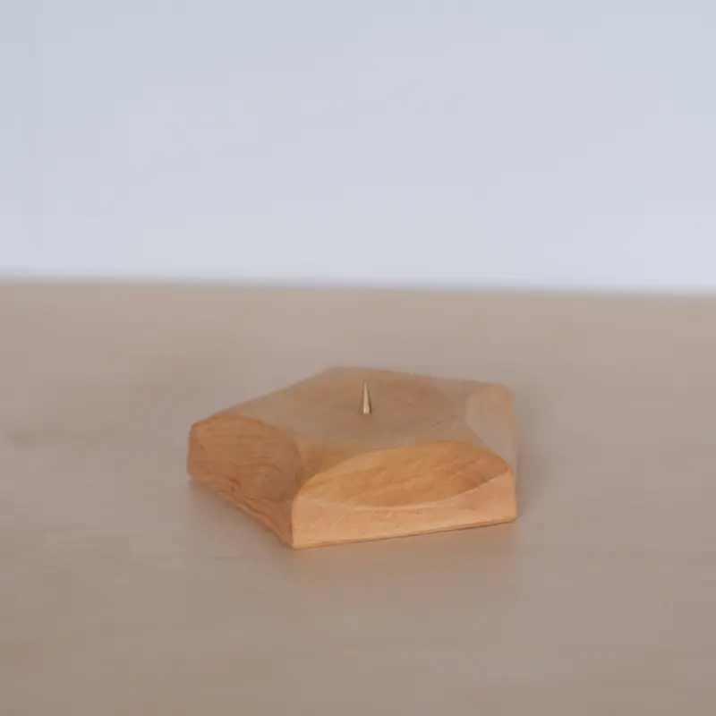 Handcrafted Wooden Light Holder – Natural Wood Variants 1
