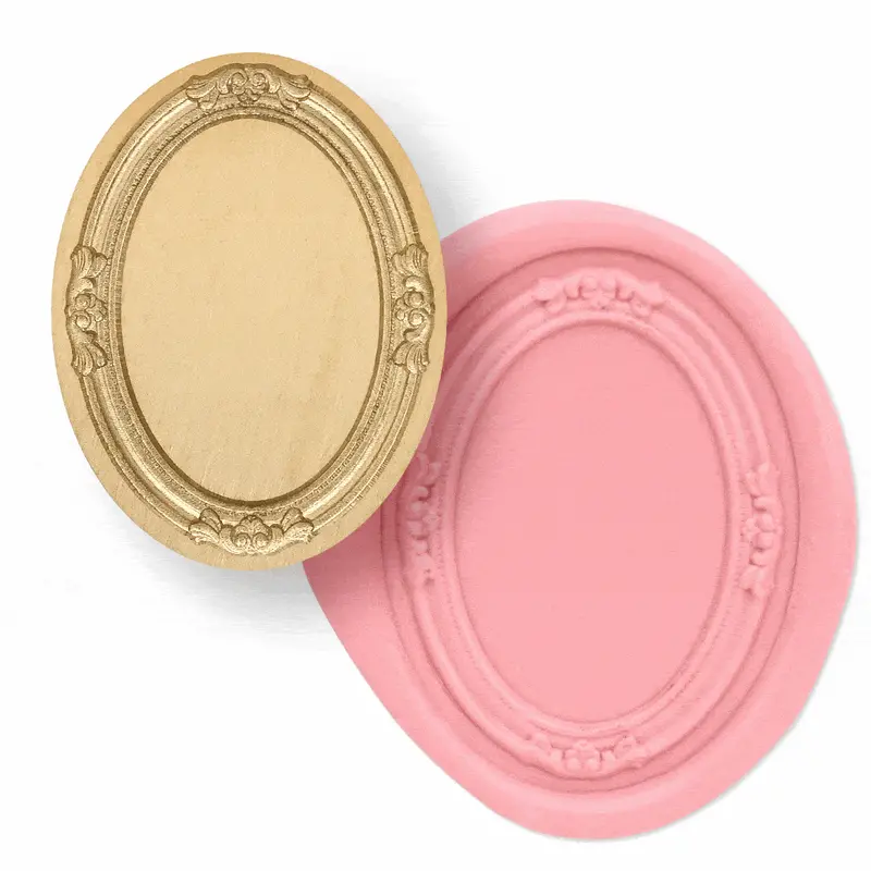 Heirloom Oval Wax Seal Stamp For Elegant Impressions 1