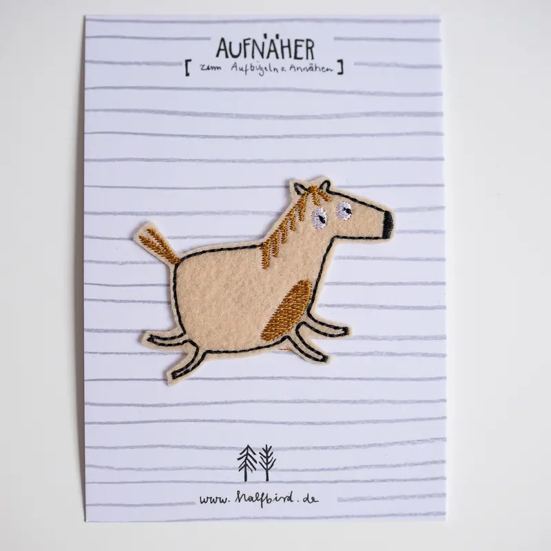 Horse-Iron-On Embroidery Patch 1
