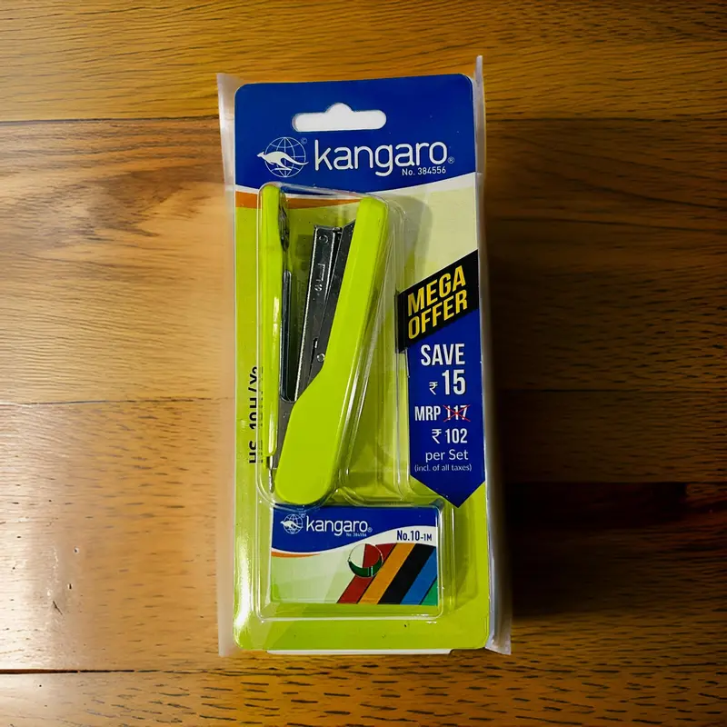 Hs-10H All-Metal Stapler With Colored Staples – Quick-Loading, Long-Lasting Office Stapler 1
