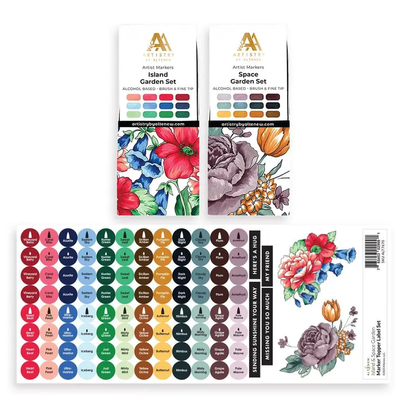 Interstellar Garden Alcohol Marker Collection 1