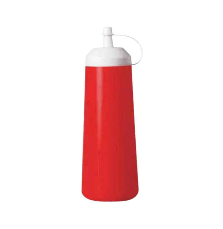 Joyful Tomatina Ketchup Bottle Set – 2-Piece Plastic Dispenser Pack 1