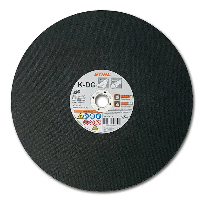 K-Dg Asphalt And Ductile Iron Abrasive Cutting Wheel 1
