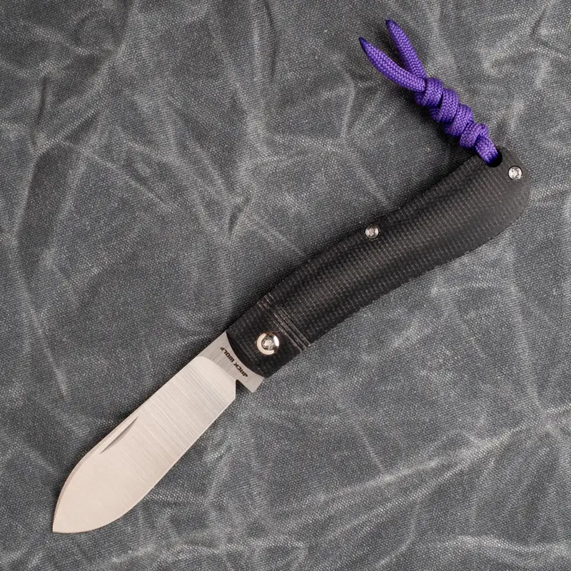 K9 Jack Ultralight Knife – Black Micarta Handle, Lightweight Design 1