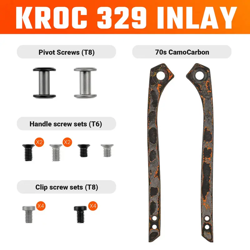 Kroc 329 Retro Inlay: 1970S-Style Camocarbon Aesthetic – Model W0202 1