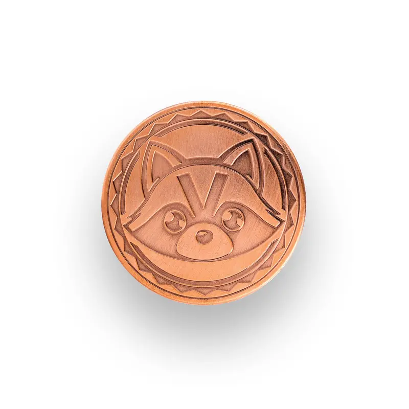 Limited-Edition Vosteed Raccoon Commemorative Coin – Free With Purchase 1
