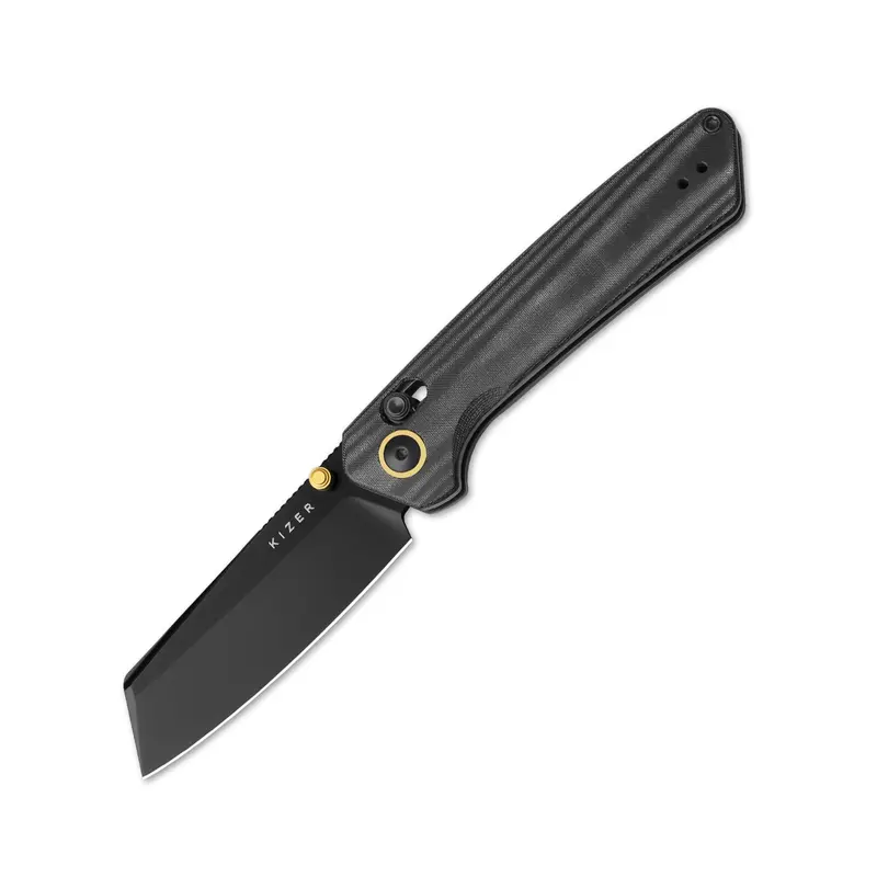 Madrac Folding Knife – Nitro-V Blade, Black Micarta Handle 1